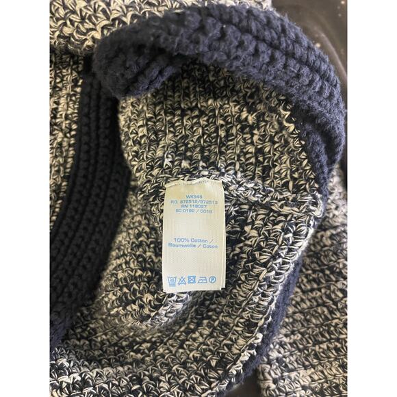 Boden Women's Cardigan Sweater Size US 4 Navy Blue Knit Cotton Knit - Picture 4 of 6